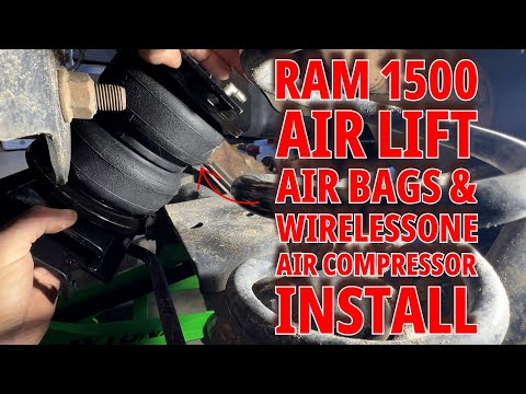 Ram 1500 Air Lift Air Bags & Wireless Onboard Compressor Install How-To