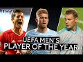 LEWANDOWSKI, DE BRUYNE, NEUER: UEFA Men's Player of the Year Nominees