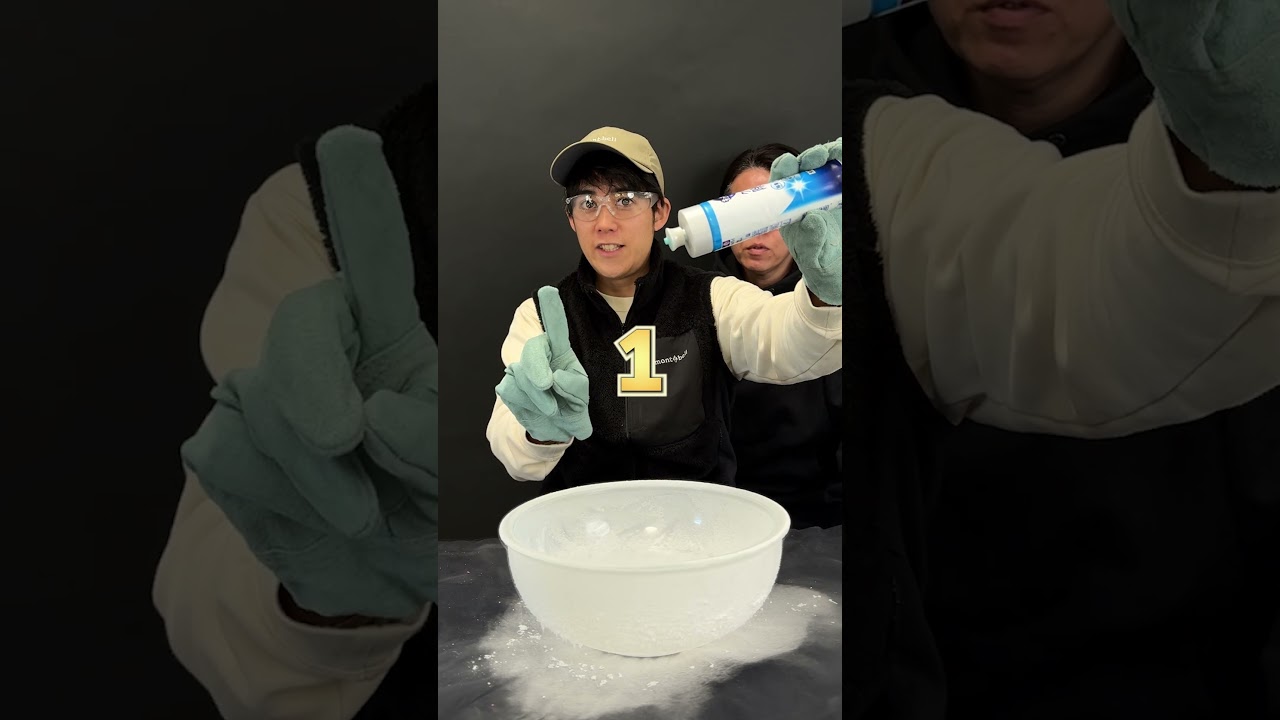 液体窒素に洗剤いれたらどうなる？