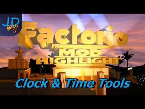 Clock & Time Tools | Factorio Mod Highlight