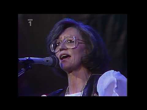 Marta Kubišová and Luboš Andršt Guitar Solla Lucerna Hall 1. June 1990 Prague Praha.