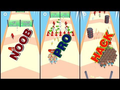 Noob Pro Hack in Crowd Evolution - Upgrade your warriors