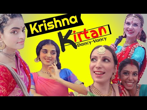 Hare Krishna Dancy-Vancy Kirtan of Joy ❤️ - Happy Krishna Janmashtami - Madhavas Rock Band & Freinds