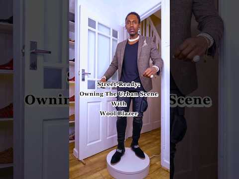 Street-Ready: Owning The Urban Scene With Wool Blazer #shorts