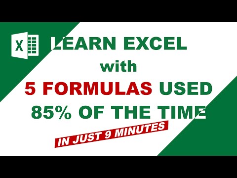 Excel for Beginners: Top 5 Formulas You Must Know (with Examples)
