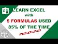 Excel For Beginners Top 5 Formulas You Must Know With Examples