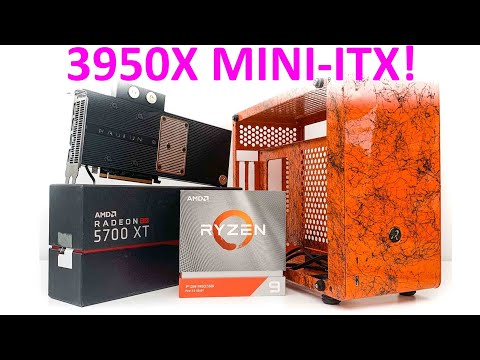 Ryzen 9 3950X + MINI-ITX MODDED WATERCOOLED!