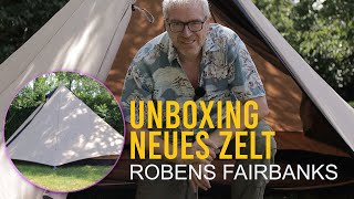 Robens Fairbanks Zelt I Einfacher 1. Aufbau mit nur einer Stange