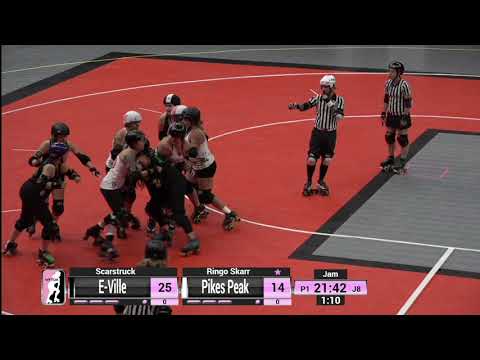 2018 WFTDA Continental Cup - NA West Game 1:  E-Ville Roller Derby vs Pikes Peak Derby Dames
