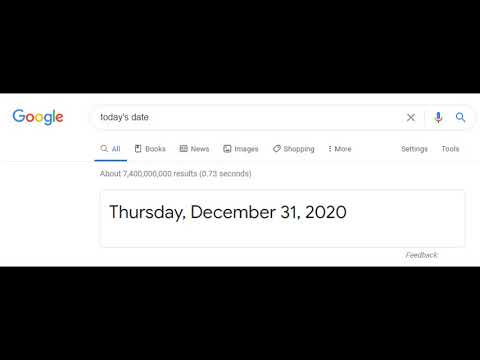 11:59 PM, Thursday, December 31, 2020