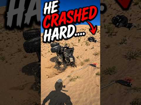Im not good in these situations...#atvlifestyle #bikelife #mxvsatv #dunes #crash