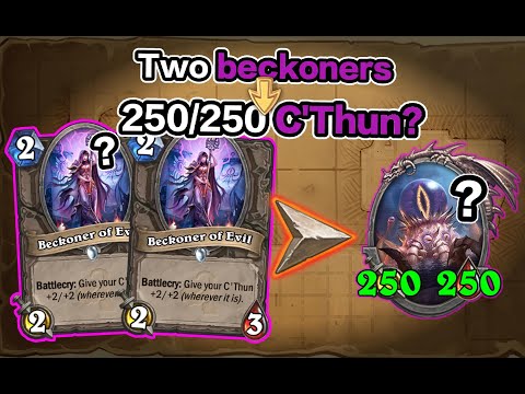 Biggest C'Thun ever? Broken C'Thun bug! | Hearth Tech#200