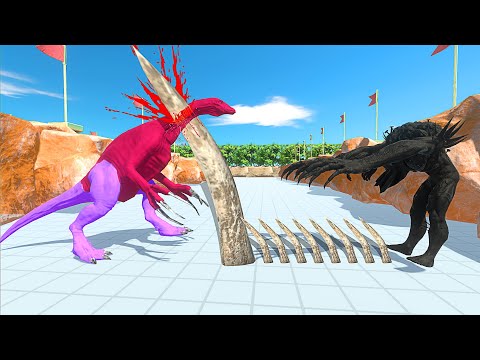 THERIZINOSAURUS MODS vs SCOURGE MODS - Animal Revolt Battle Simulator