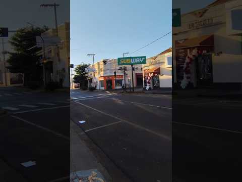 Calçadão de Frutal Minas gerais,Domingo de manhã