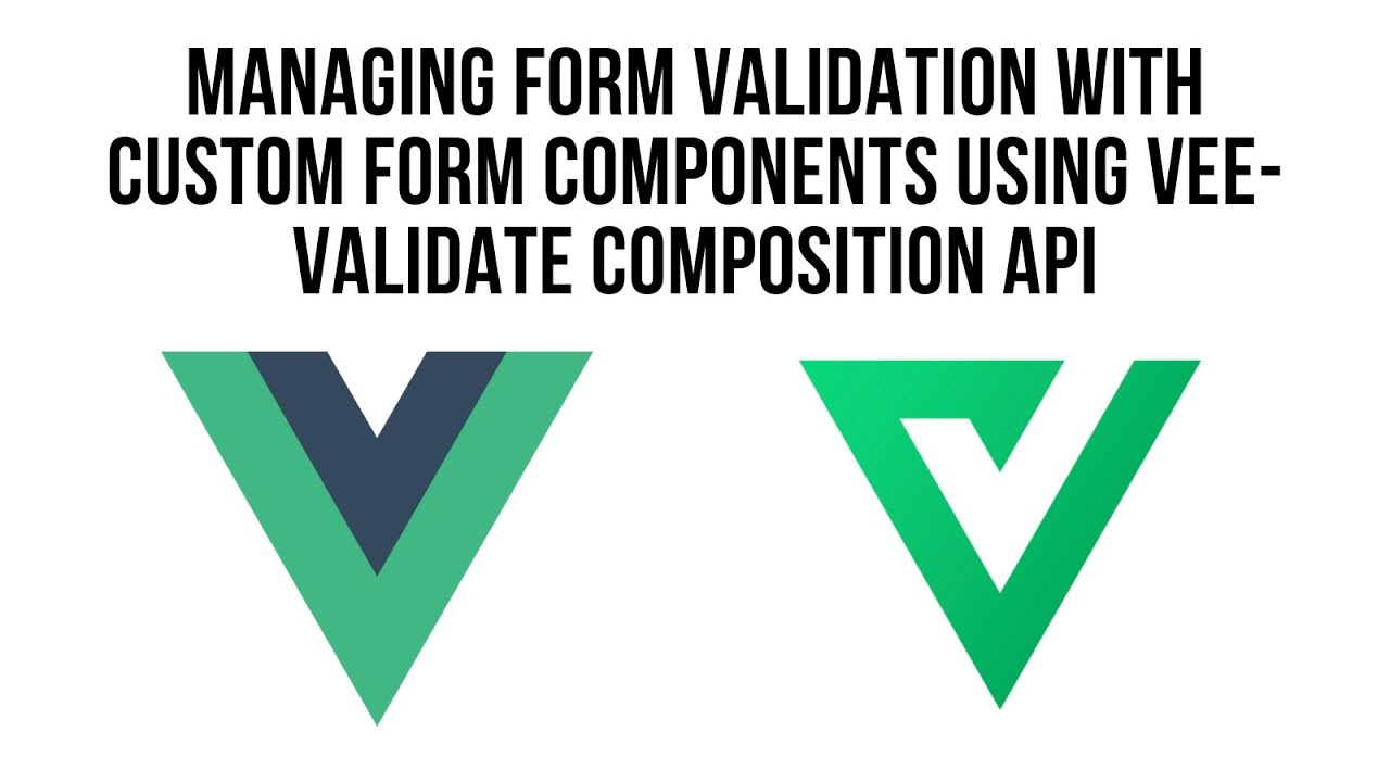 Ionic Vue JS: Managing Form Validation with Custom Form Components And Vee-Validate Composition API