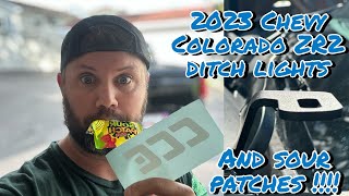 2023 Chevy zr2 Ditch lights brackets from CCE #cce #chevycolorado #chevycoloradozr2 #zr2