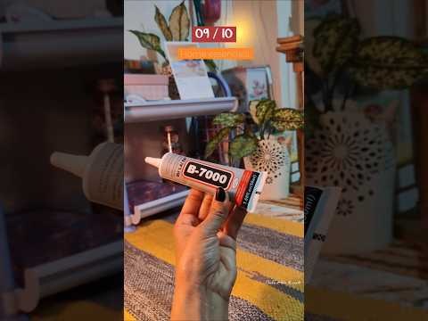 Water-Based B7000 Multipurpose Fabric Glue, Tube