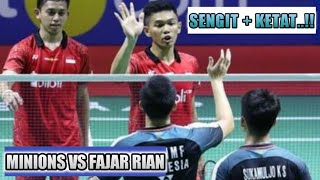Download lagu Minions PERANG SAUDARA..!! Marcus Gideo/Kevin Sanjaya VS Fajar  Alfian/Rian Ardianto | France Open mp3