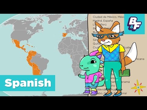 Learn Capitals of Spanish Speaking Countries with BASHO & FRIENDS - Paises hispanohablantes