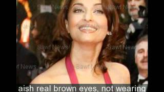The True color of Aishwarya Rai's eyes!
