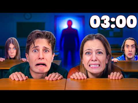 NASCOSTI IN UNA SCUOLA ALLE 3 DI NOTTE MA QUALCUNO BUSSA ALLA PORTA!😰