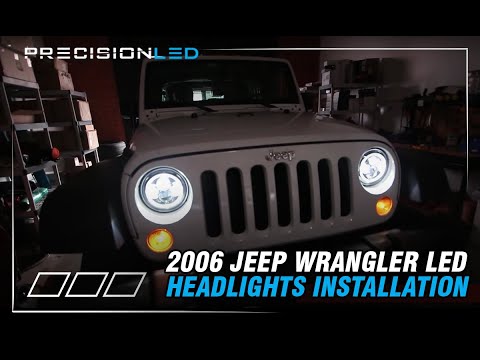 Jeep Wrangler LED Headlights - How To Install (2006 - Present)