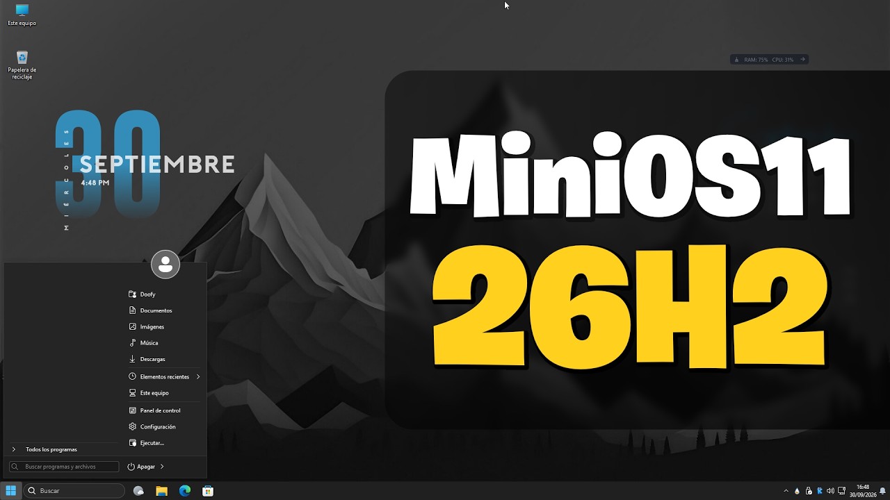 Nuevo MiniOS11 26H2: Nuevas herramientas en el MiniOS Toolkit