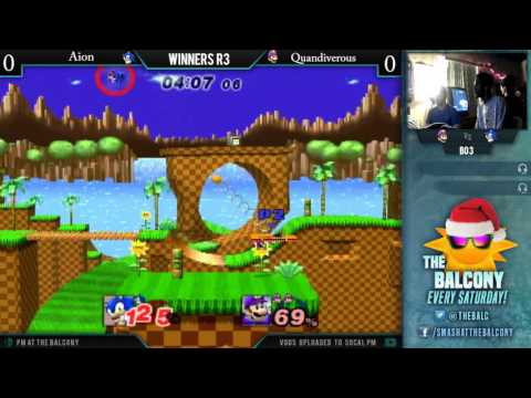 PM @ the Balcony 74 - Aion (Sonic) vs. Quandiverous (Luigi)
