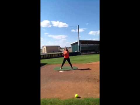 Adrianna Berzoza Softball Skills Video