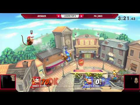 VS Weekly 11/8/18 - Losers Qtrs - Avenger (Diddy Kong) vs PG | MVD (Diddy Kong) - Smash 4