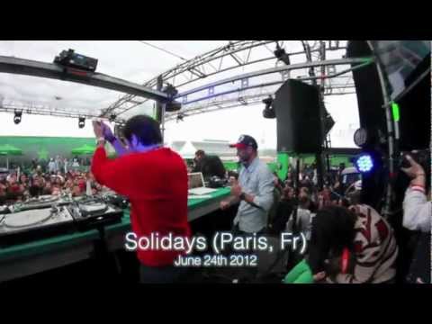 MAKE THE GIRL DANCE on tour 2012 Episode 3 (Solidays, Spain, Italy, France, Switzerland...)