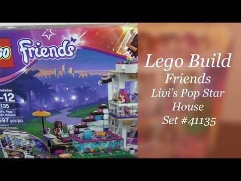 Let's Build - Lego Friends Livi's Pop Star House Set #41135 Part 1