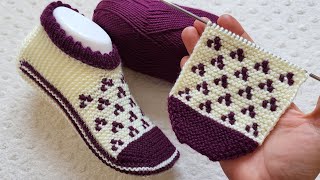 İki şiş dikişsiz patik modeli ✅️ #patikmodelleri ✅️ @divapatik