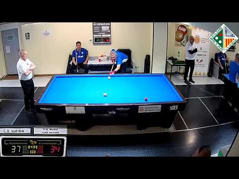 LLIGA NACIONAL 3 BANDES - JORNADA 9 - CB LLEIDA vs CB MURO