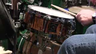 preview picture of video 'Outlaw Drums Sound Samples - 5x14 Snare Drum - Low Tuning'