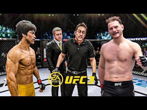 Bruce Lee vs Stipe Miocic   EA Sports UFC 3   Epic Fight 🔥🐲