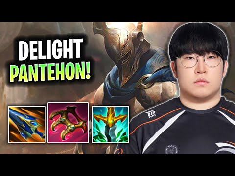DELIGHT IS A MONSTER WITH PANTHEON! | HLE Delight Plays Pantheon Support vs Poppy! Season 2025