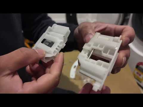 How to replaced Bosch dryer door latch and door?