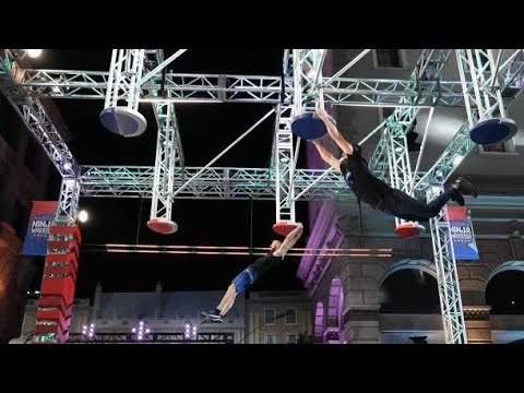 Ryan Stratis vs. Austin Hair - Semifinals Fast Forward | American Ninja Warrior Season 15