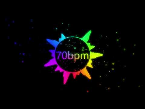 70 BPM Metronome With Kick Drum And Side Snare - Visualizer