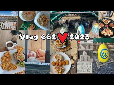 Vlog 662/23 - vafle, obří kraslice, domečky aj.