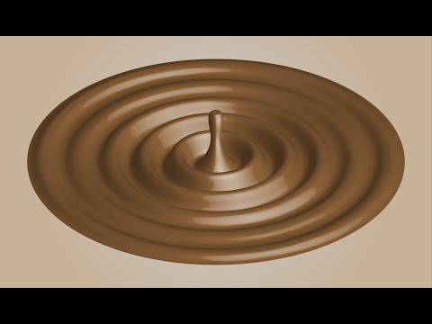 create chocolate ripple effect  illustrator