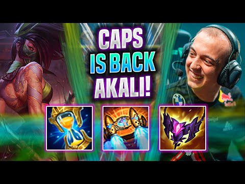 CAPS BRINGS BACK AKALI! - G2 Caps Plays Akali Mid vs Diana! | Season 2022