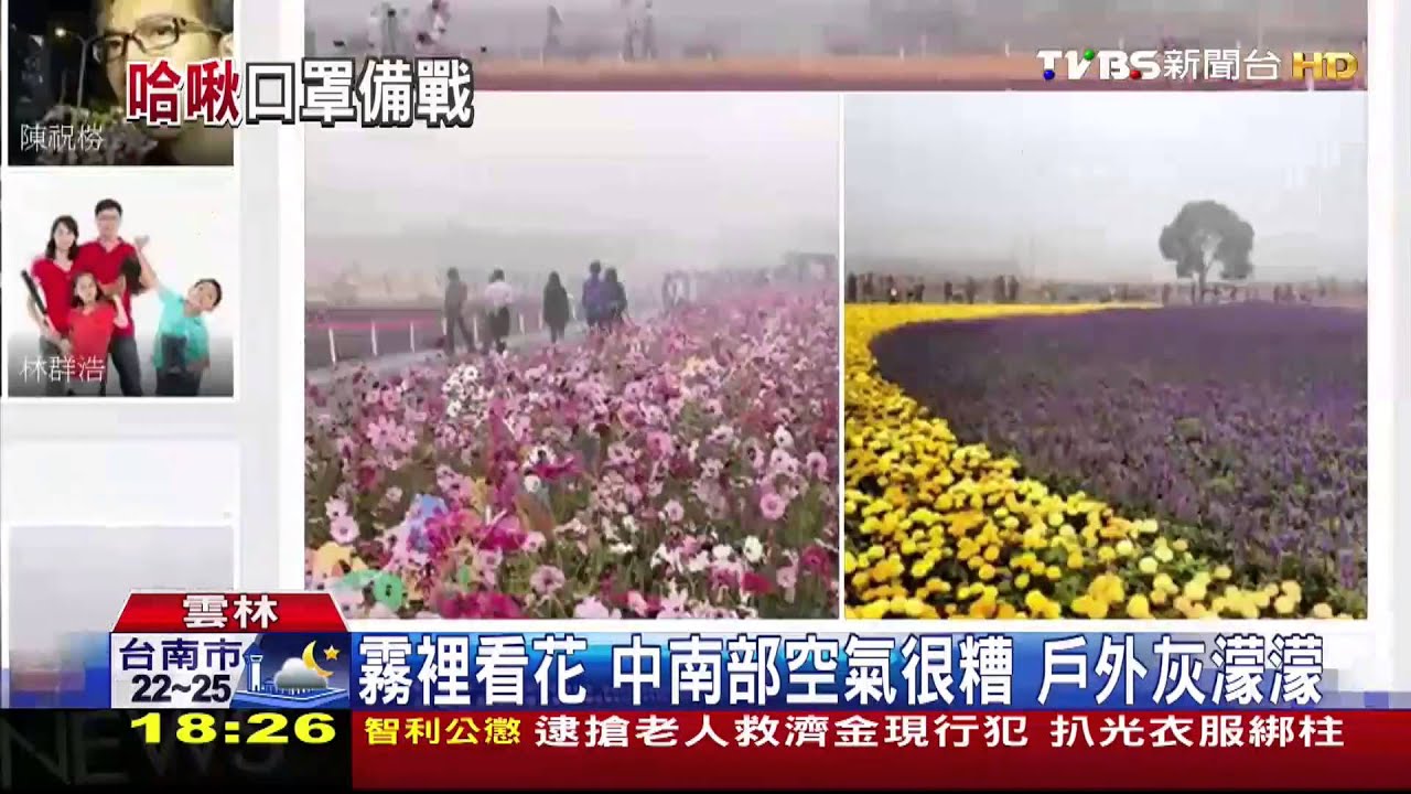 霧裡看花!中南部空氣很糟 戶外灰濛濛
