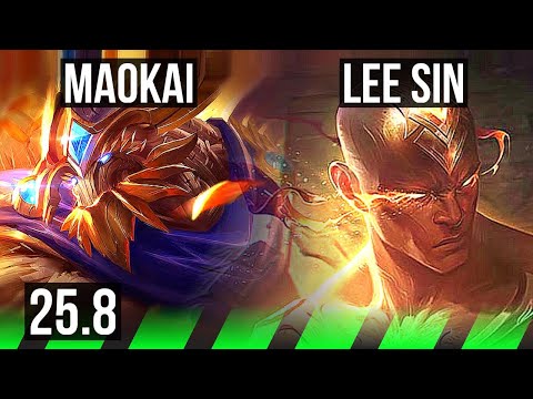MAOKAI vs LEE SIN (JGL) | KR Master | 25.8