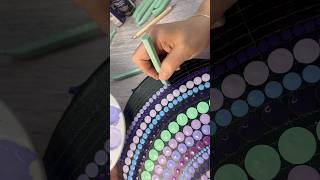 Dot mandala painting start to finish #mandalaart #dotmandala