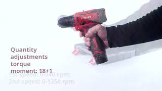 Li-ion cordless drill BD 1220 Li WORTEX