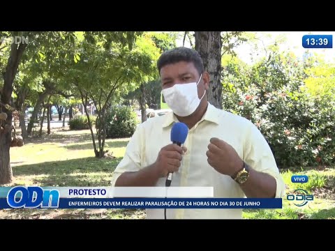 Enfermeiros paralisarão atividades por 24 horas no dia 30 de Junho em protesto 21 06 2021