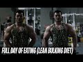 FULL DAY OF EATING | MY LEAN BULKING DIET | HOME GYM BACK WORKOUT
