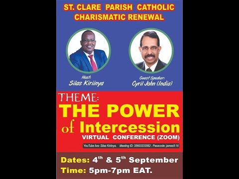 The power of Prophetic Intercession by Chevalier Cyril John-India|Part 1